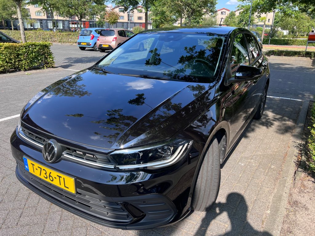Volkswagen PRIVATE-LEASE, Volkswagen Polo 1.0 TSI 95pk Dsg-7 2023 Zwart